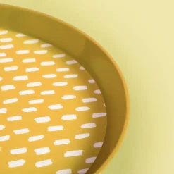 Grill I Piknik|Talerze|inny Zestaw 4 talerzy plastikowych żółty, 21 cm