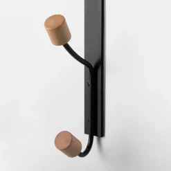 inny Zestaw 2 wieszaków czarnych na drzwi