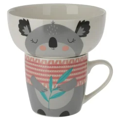 Dzieci Zestaw dziecięcy miseczka i kubek porcelana MIX