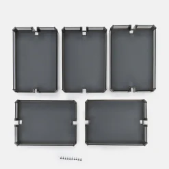 Systemy Cargo|VORTUNG Zestaw koszy do cargo wysokiego, 40 cm, highclass grey