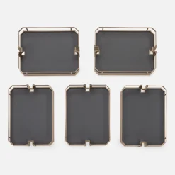 VORTUNG Zestaw koszy do cargo wysokiego, 40 cm, champagne gold