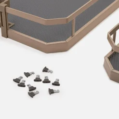 VORTUNG Zestaw koszy do cargo wysokiego, 40 cm, champagne gold