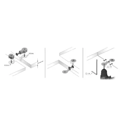 Akcesoria Do Blatów|inny Zestaw montażowy do łączenia blatów KAMPO QUICK