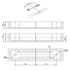 Akcesoria Do Blatów|inny Zestaw montażowy do łączenia blatów KAMPO QUICK