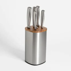 Noże I Deski Do Krojenia|Prima Cucina Zestaw noży w stalowym bloku FARO 6 el.