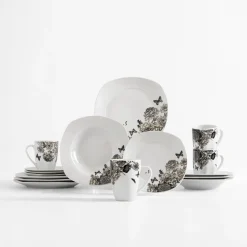 inny Zestaw obiadowy PEONY 16 el.
