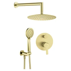 Umywalki I Baterie|Umywalki I Baterie|Deante Zestaw prysznicowy podtynkowy NAC R9QP złoto szczotkowane ARNIKA