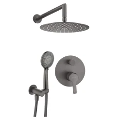 Deante Zestaw prysznicowy podtynkowy NAC D9QP titanium ARNIKA