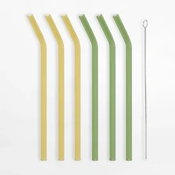 Akcesoria Do Wina I Drinków|inny Zestaw szklanych słomek, 6 sztuk