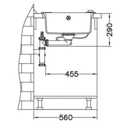 Alveus Zlewozmywak CANTO 130 TWILIGHT