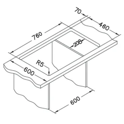 Alveus Zlewozmywak CANTO 130 TWILIGHT