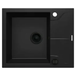 Deante Zlewozmywak granitowy z ociekaczem czarny ANDANTE