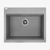 Zlewozmywaki|inny Zlewozmywak jednokomorowy 60x50 cm szary kamienny granitowy LAVEO NOX