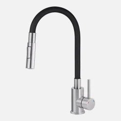 Zlewozmywaki|Deante Zlewozmywak stalowy SOUL 63x5O DEKOR z baterią wielofunkcyjną LUNO