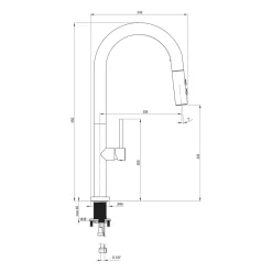 Zlewozmywaki|Deante Zlewozmywak z baterią wielofunkcyjną OLFATO PRECIOUS TITANIUM