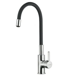 Zlewozmywaki|PYRAMIS POLSKA SPÓŁKA Z OGRANICZONĄ ODPOWIEDZIALNOŚCIĄ Zlewozmywak ZEFIR z baterią HERA czarny 79x50 cm + Pyra Clean